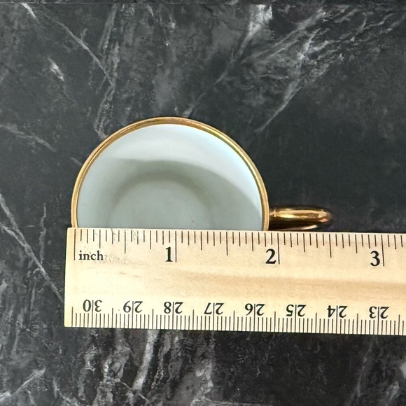 LIMOGES Porcelain Teacups and Saucers (Set of 2) - Picture 12 of 16